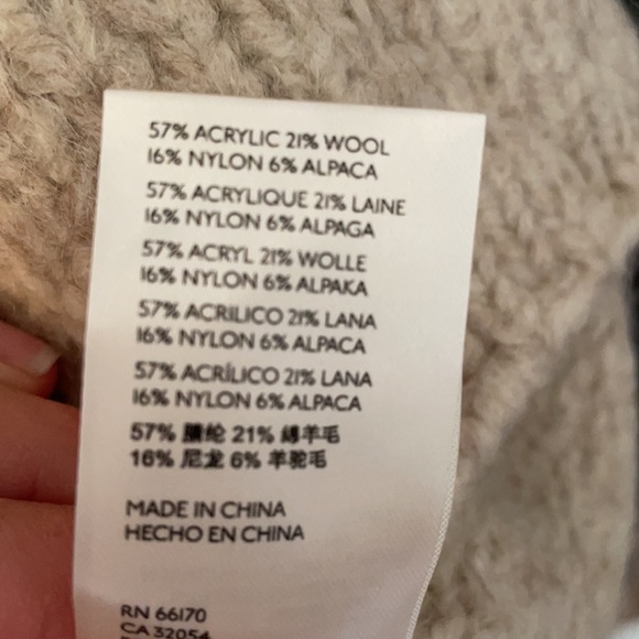 Free People oversized boho shrug sweater - Picture 7 of 9